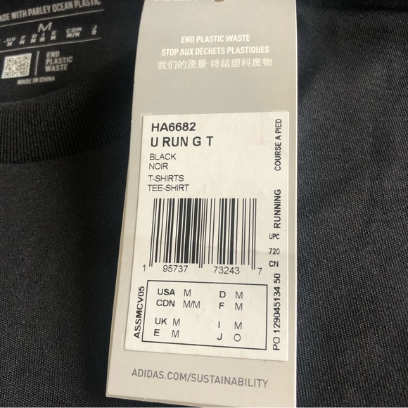 𝅺Adidas running shirt with retro design - Picture 3 of 6